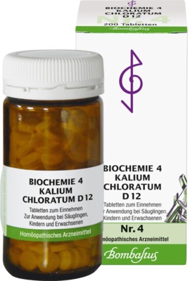 BIOCHEMIE 4 Kalium chloratum D 12 Tabletten