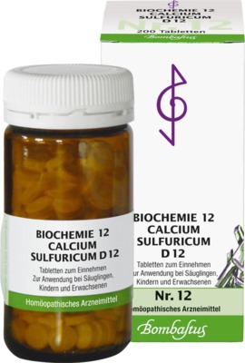 BIOCHEMIE 12 Calcium sulfuricum D 12 Tabletten