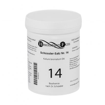 HOMOEOPATHJIEFUCHS Schüssler-Salz Nummer 14 Kalium bromatum D6 Biochemie