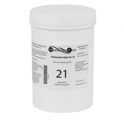 HOMOEOPATHIE FUCHS Schüssler-Salz Nummer 21 Zincum chloratum D6 Biochemie