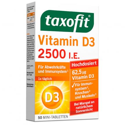 taxofit VITAMIN D3 2500 I.E.