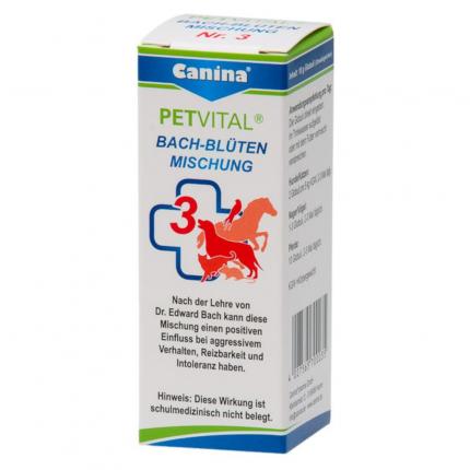 Canina PETVITAL BACH-BLÜTEN MISCHUNG Nr. 3 Globuli vet.