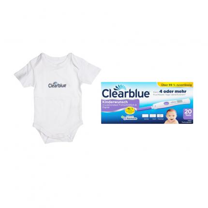 Clearblue Ovulationstest + Baby Body Set