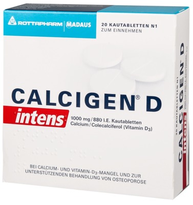 CALCIGEN D intens 1000mg/880 I.E.