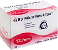 BD MICRO-FINE ULTRA Pen-Nadeln 0,33x12,7 mm