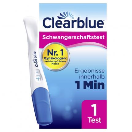 Clearblue Schwangerschaftstest schnelle Erkennung