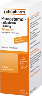 Paracetamol-ratiopharm 40mg/ml Lösung zum Einnehmen