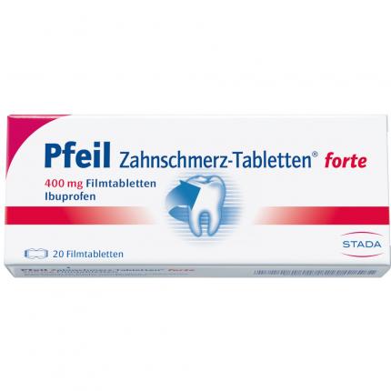 Pfeil Zahnschmerz-Tabletten forte 400mg