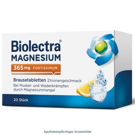 Biolectra MAGNESIUM 365mg FORTISSIMUM Zitrone