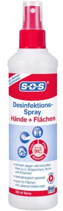 SOS Desinfektions-Spray Hände und Flächen