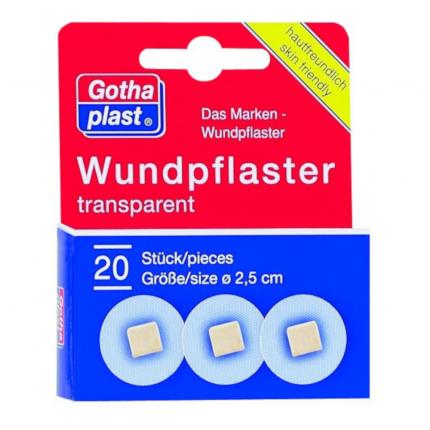 GOTHAPLAST Wundpflaster 2,2 cm transparent