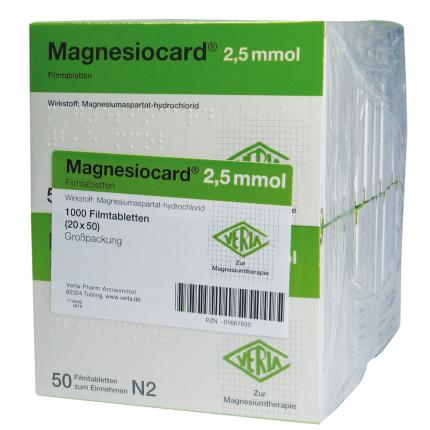 MAGNESIOCARD 2,5 mmol Filmtabletten