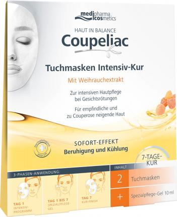 HAUT IN BALANCE Coupeliac Tuchmasken Intensiv-Kur