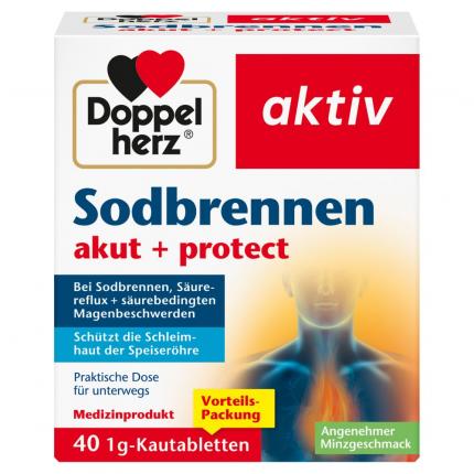 Doppelherz aktiv Sodbrennen akut + protect