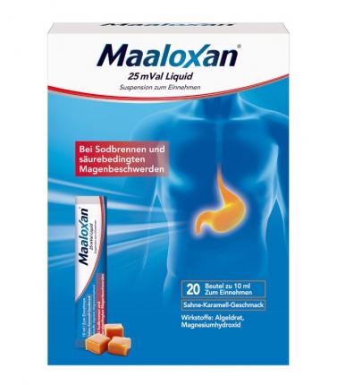 MAALOXAN Liquid bei Sodbrennen &amp; Magenschmerzen