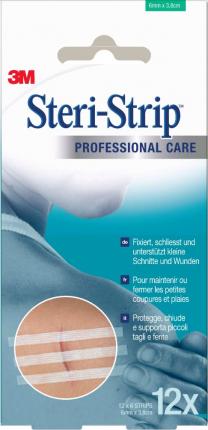 STERI STRIP steril 6x38mm 12 Pflaster