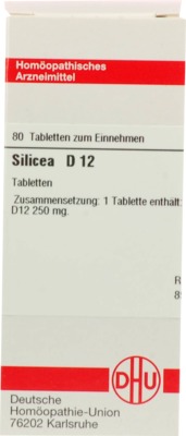 SILICEA D 12 Tabletten