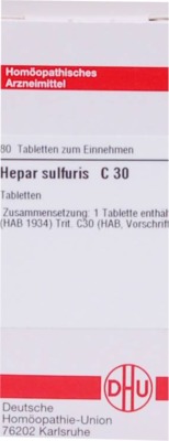 HEPAR SULFURIS C 30 Tabletten