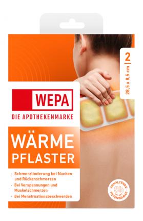 WEPA WÄRMEPFLASTER bei Nacken- und Rückenschmerzen