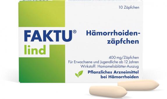 FAKTU lind Hämorrhoidenzäpfchen