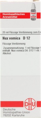 NUX VOMICA D 12 Dilution