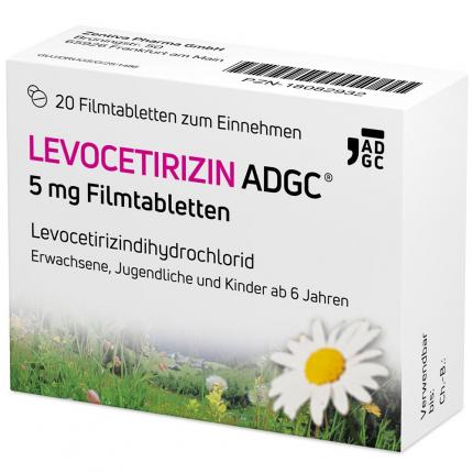 LEVOCETIRIZIN ADGC 5 mg