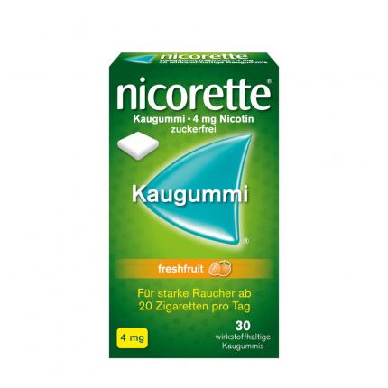nicorette 4 mg Nikotinkaugummi freshfruit -20% Cashback*