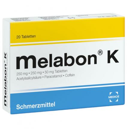 Melabon K bei Kopfschmerzen und Zahnschmerzen