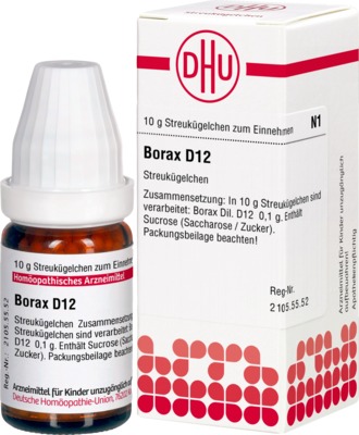 BORAX D 12 Globuli