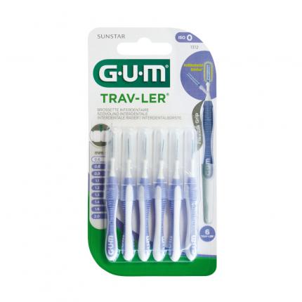 Gum Trav-Ler 0,6IN Kerze hellblau Intterdentalbür.