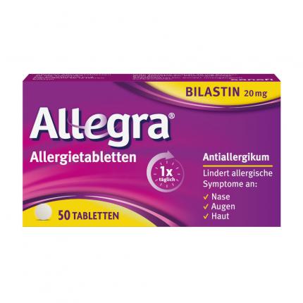 Allegra Allergietabletten - schnell bei Heuschnupfen &amp; Allergien