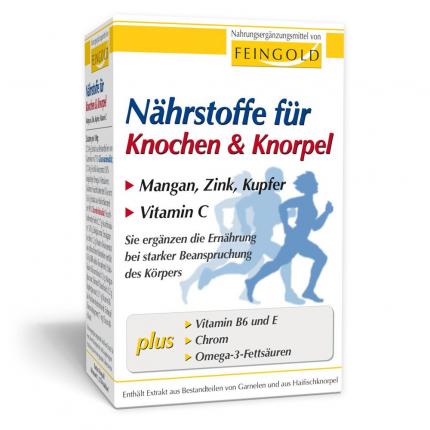 NÄHRSTOFFE für Knochen &amp; Knorpel Kapseln