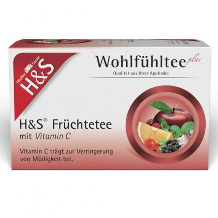 H&amp;S Wohlfühltee Früchtetee mit Vitamin C