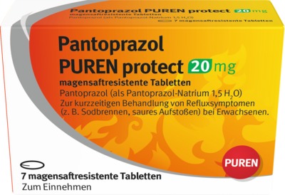 PANTOPRAZOL PUREN protect 20 mg magensaftres.Tabl.