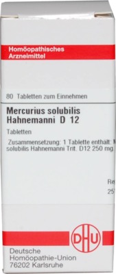 MERCURIUS SOLUBILIS Hahnemanni D 12 Tabletten