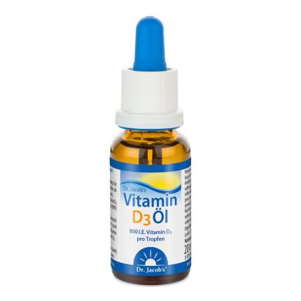 Dr. Jacob&#039;s Vitamin D3 Öl 800 I.E.