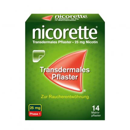 nicorette Nikotinpflaster mit 25 mg Nikotin -20% Cashback*