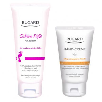 RUGARD HAND-CREME &amp; Fußbalsam Schöne Füße Set