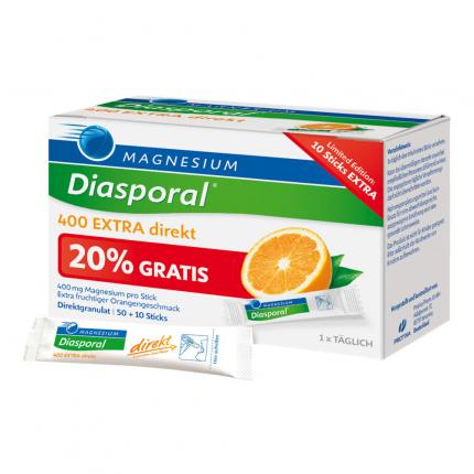 MAGNESIUM DIASPORAL 400 EXTRA direkt 20% Gratis