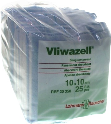 VLIWAZELL Saugkompressen 10x10 cm unsteril