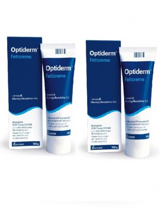 Optiderm Fettcreme bei Juckreiz und trockener Haut