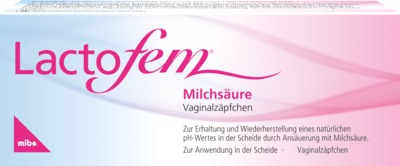 Lactofem Milchsäure Vaginalzäpfchen