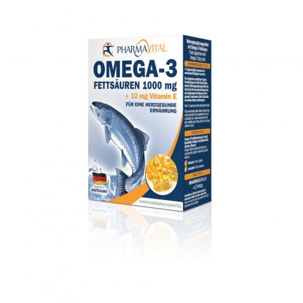 OMEGA-3 FETTSÄUREN 1000mg +12mg Vitamin E