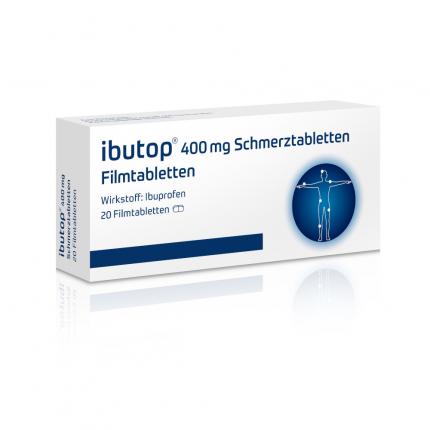 ibutop 400 mg bei Kopfschmerzen, Zahnschmerzen, Regelschmerzen und Fieber