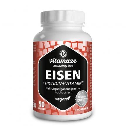 vitamaze Eisen 20 mg + Histidin + Vitamine C B9 B12