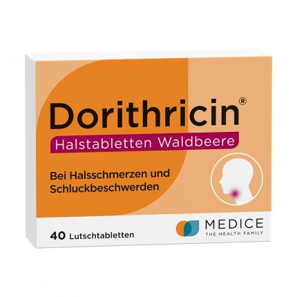 Dorithricin Waldbeere Lutschtabletten bei Halsschmerzen