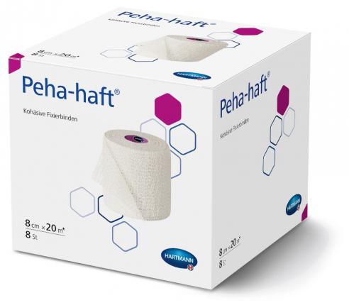 Peha-haft Color Fixierbinde 8cm x 21m