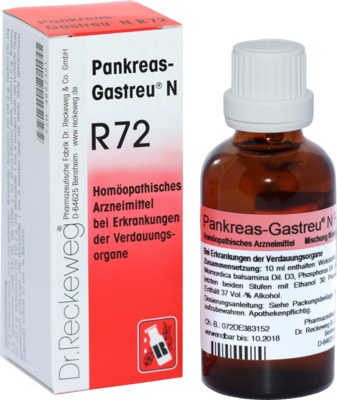 PANKREAS GASTREU N R 72 Tropfen zum Einnehmen