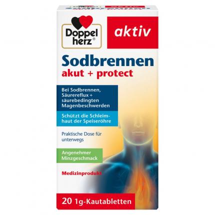 Doppelherz aktiv Sodbrennen akut + protect