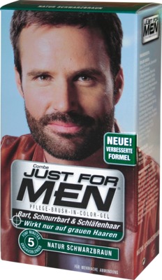 JUST for men Brush in Color Gel schwarzbraun